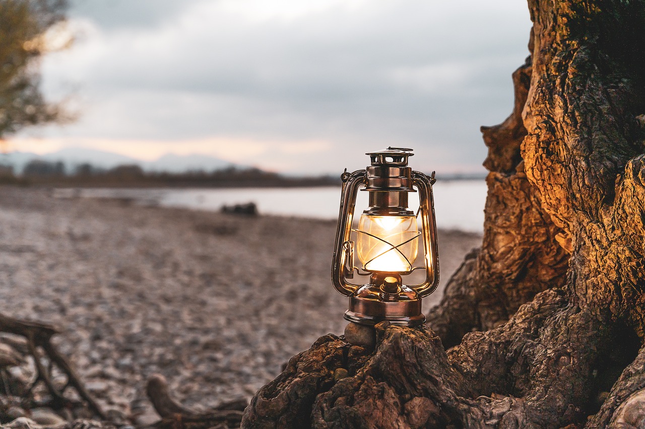 Creating Garden Lanterns out of Recycled Tin Cans